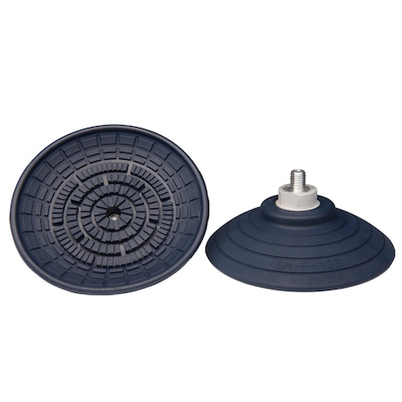 Fipa Flat vacuum cup diam. 125 mm, NBR blue, fitting M10-male 103.125.069.1